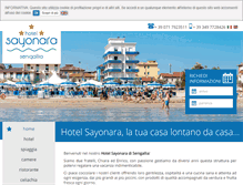 Tablet Screenshot of hotelsayonarasenigallia.it